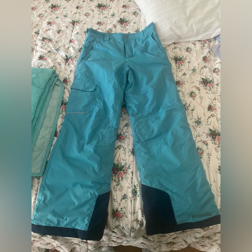 Columbia Teal Ski Pants